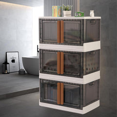 Plastic Folding Wardrobe Storage Organizer (3 Layer 1 Pc)