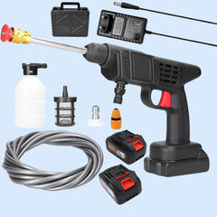 48v Double Battery Car Washer Gun With 12.6v Charger
