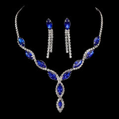 Necklace And Earrings Set Wedding Jewelry Set (1 Set  Mix Color)